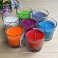 Hot Selling Paraffin Wax Glass Jar Candle